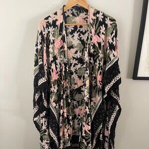 American Eagle Flower Kimono